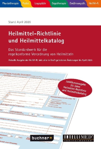 Buchcover und Innenansicht für das Buch: Heilmittel-Richtlinie und Heilmittelkatalog