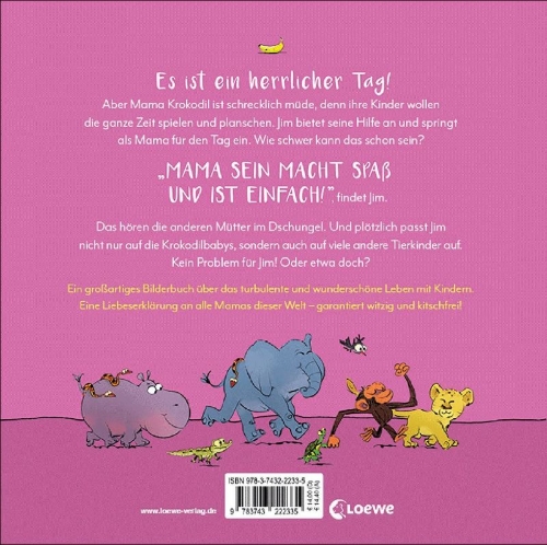 Buchcover und Innenansicht für das Buch: Grumpy Monkey - Mom For A Day