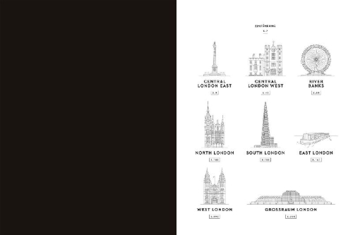 Buchcover und Innenansicht für das Buch: London. Eine Augenreise