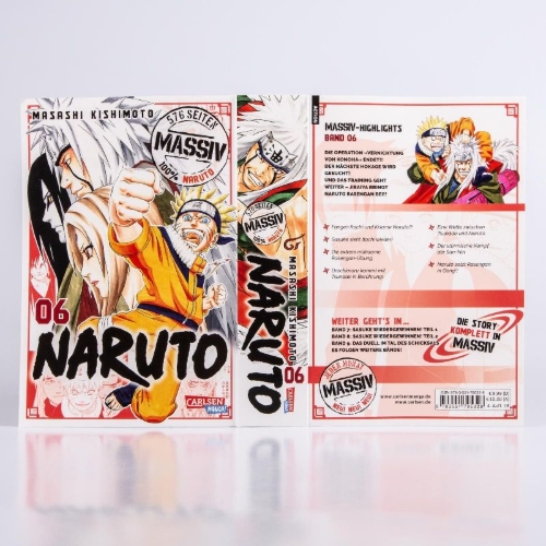 Buchcover und Innenansicht für das Buch: NARUTO Massiv 6
