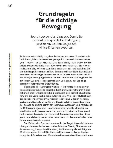 Buchcover und Innenansicht für das Buch: Fitte und starke Gelenke