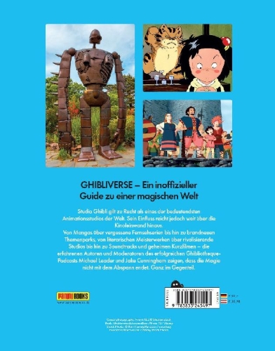 Buchcover und Innenansicht für das Buch: Ghibliverse