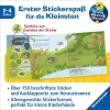 Buchcover und Innenansicht für das Buch: Wieso? Weshalb? Warum? junior Stickerheft - Tiere im Wald