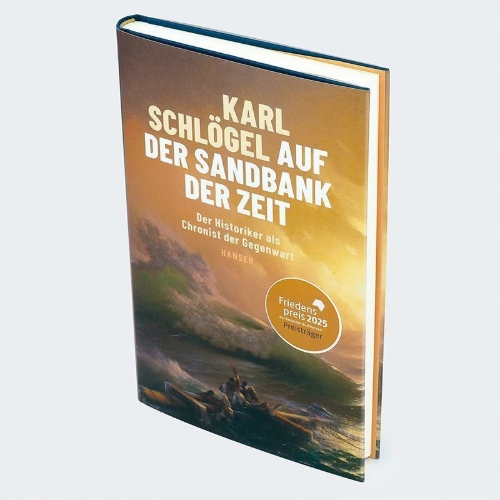 Buchcover und Innenansicht für das Buch: Auf der Sandbank der Zeit