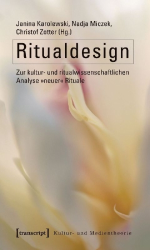 Buchcover und Innenansicht für das Buch: Ritualdesign