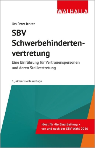 Buchcover und Innenansicht für das Buch: SBV - Schwerbehindertenvertretung