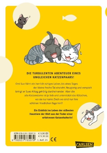 Buchcover und Innenansicht für das Buch: Sue to Tai-chan