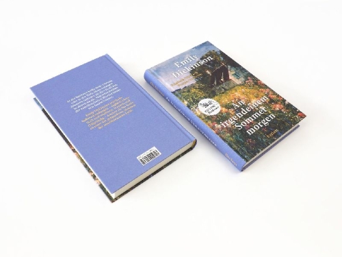 Buchcover und Innenansicht für das Buch: An irgendeinem Sommermorgen. Poems/Gedichte. Englisch/Deutsch