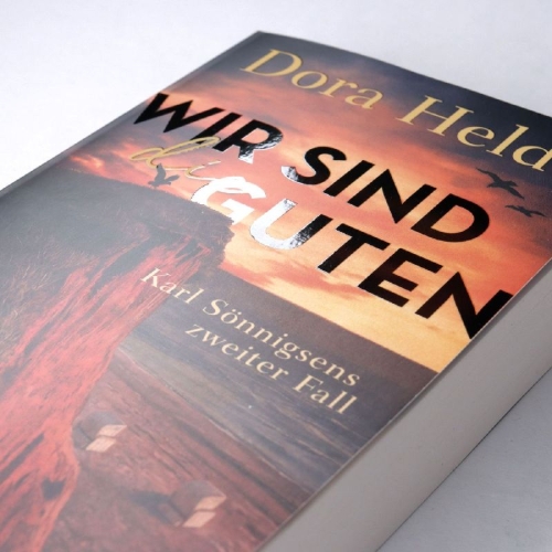 Buchcover und Innenansicht für das Buch: Wir sind die Guten