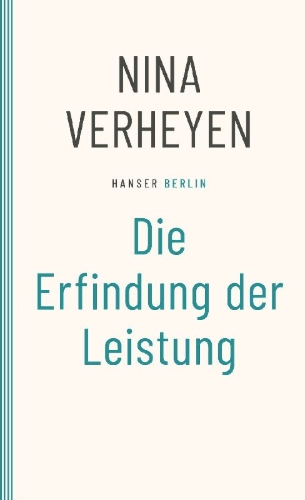 Buchcover und Innenansicht für das Buch: Die Erfindung der Leistung