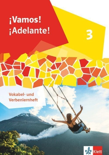 Buchcover und Innenansicht für das Buch: ¡Vamos! ¡Adelante! 3. Vokabelheft- und Verbenlernheft 3. Lernjahr