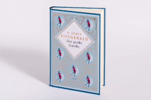 Buchcover und Innenansicht für das Buch: Der große Gatsby. Schmuckausgabe mit Kupferprägung