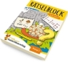 Buchcover und Innenansicht für das Buch: Rätselblock ab 8 Jahre, Band 1, A5-Block