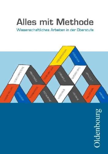 Buchcover und Innenansicht für das Buch: Alles mit Methode - Wissenschaftliches Arbeiten in der Oberstufe