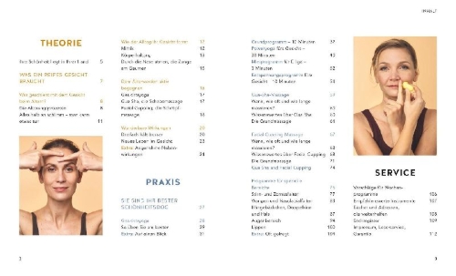 Buchcover und Innenansicht für das Buch: Natürliches Facelifting
