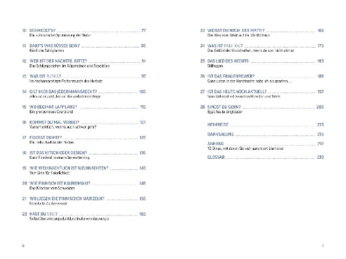 Buchcover und Innenansicht für das Buch: Fettnäpfchenführer Finnland