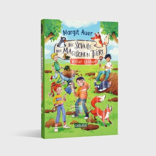 Buchcover und Innenansicht für das Buch: Die Schule der magischen Tiere Neuausgabe 2: Voller Löcher!