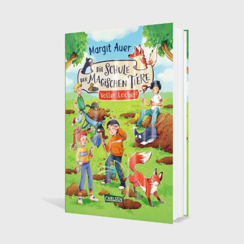 Buchcover und Innenansicht für das Buch: Die Schule der magischen Tiere Neuausgabe 2: Voller Löcher!