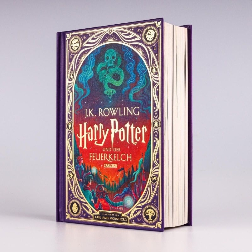 Buchcover und Innenansicht für das Buch: Harry Potter and the Goblet of Fire