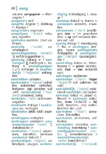 Buchcover und Innenansicht für das Buch: Langenscheidt Universal-Wörterbuch Niederländisch