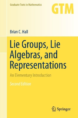 Buchcover und Innenansicht für das Buch: Lie Groups, Lie Algebras, and Representations