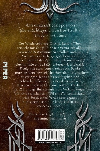 Buchcover und Innenansicht für das Buch: Knife of Dreams