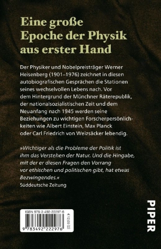 Buchcover und Innenansicht für das Buch: Der Teil und das Ganze