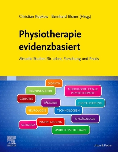 Buchcover und Innenansicht für das Buch: Physiotherapie evidenzbasiert