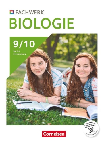 Buchcover und Innenansicht für das Buch: Fachwerk Biologie 9./10. Schuljahr - Berlin/Brandenburg 2024 - Schulbuch