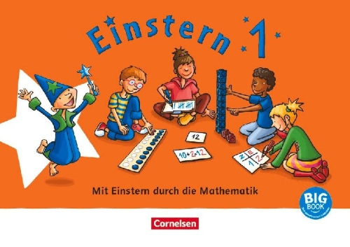 Buchcover und Innenansicht für das Buch: Einstern Mathematik 01. BigBook zum gemeinsamen Entdecken