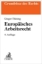 Buchcover und Innenansicht für das Buch: Europäisches Arbeitsrecht