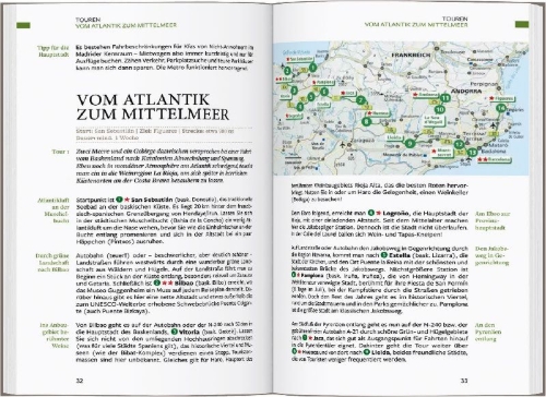 Buchcover und Innenansicht für das Buch: Baedeker Reiseführer Spanien