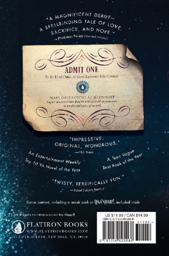 Buchcover und Innenansicht für das Buch: Caraval