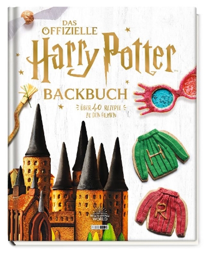Buchcover und Innenansicht für das Buch: Harry Potter: Das offizielle Harry Potter-Backbuch