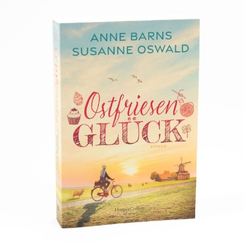 Buchcover und Innenansicht für das Buch: Ostfriesenglück