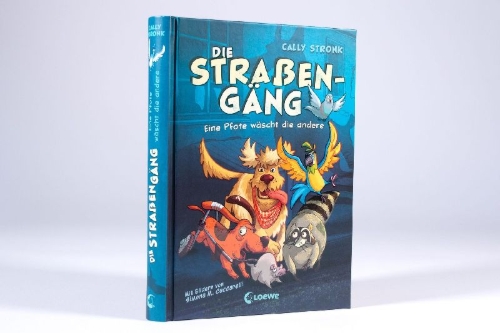 Buchcover und Innenansicht für das Buch: Die Straßengäng (Band 1) - Eine Pfote wäscht die andere