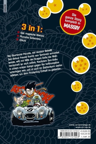 Buchcover und Innenansicht für das Buch: Dragon Ball Triple Edition