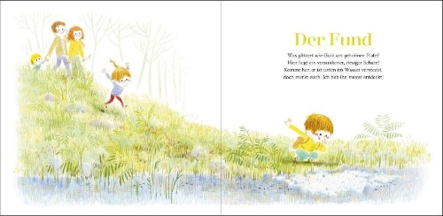 Buchcover und Innenansicht für das Buch: Les petits trésors
