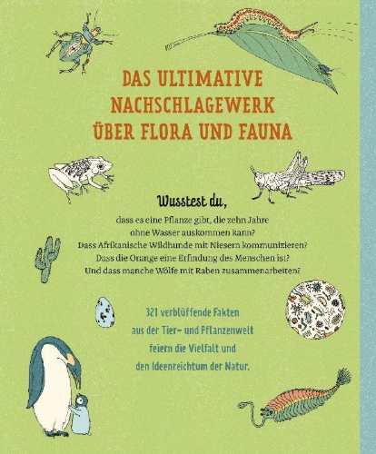 Buchcover und Innenansicht für das Buch: 321 superslimme dingen die je moet weten over natuur
