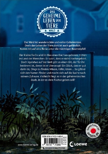 Buchcover und Innenansicht für das Buch: Das geheime Leben der Tiere (Wald) - Stadt der Füchse