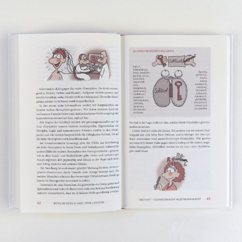 Buchcover und Innenansicht für das Buch: Wenn du es eilig hast, gehe langsam