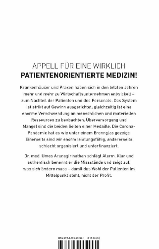 Buchcover und Innenansicht für das Buch: Der verlorene Patient