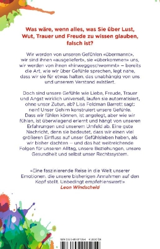 Buchcover und Innenansicht für das Buch: How Emotions Are Made