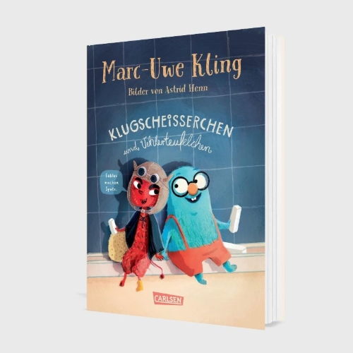 Buchcover und Innenansicht für das Buch: Klugscheißerchen und Vehlerteufelchen