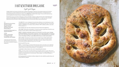 Buchcover und Innenansicht für das Buch: Sauerteig selbst gemacht & einfach