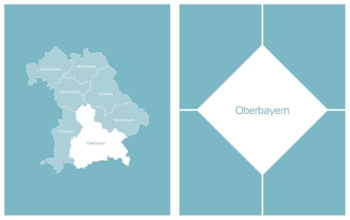 Buchcover und Innenansicht für das Buch: Wir wandern in Bayern