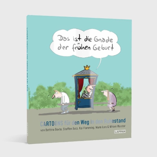 Buchcover und Innenansicht für das Buch: Das ist die Gnade der frühen Geburt