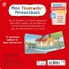 Buchcover und Innenansicht für das Buch: Tatütata! Fahr mit! Mein Feuerwehr-Mitmachbuch