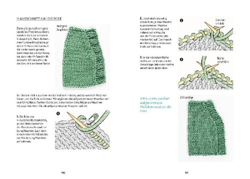 Buchcover und Innenansicht für das Buch: Patty Lyons' Wundertüte der Stricktricks