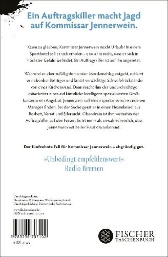 Buchcover und Innenansicht für das Buch: Kommissar Jennerwein darf nicht sterben